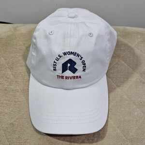 NEW 2026 Peter Millar US Women's Open Riviera Country Club White Golf Hat!